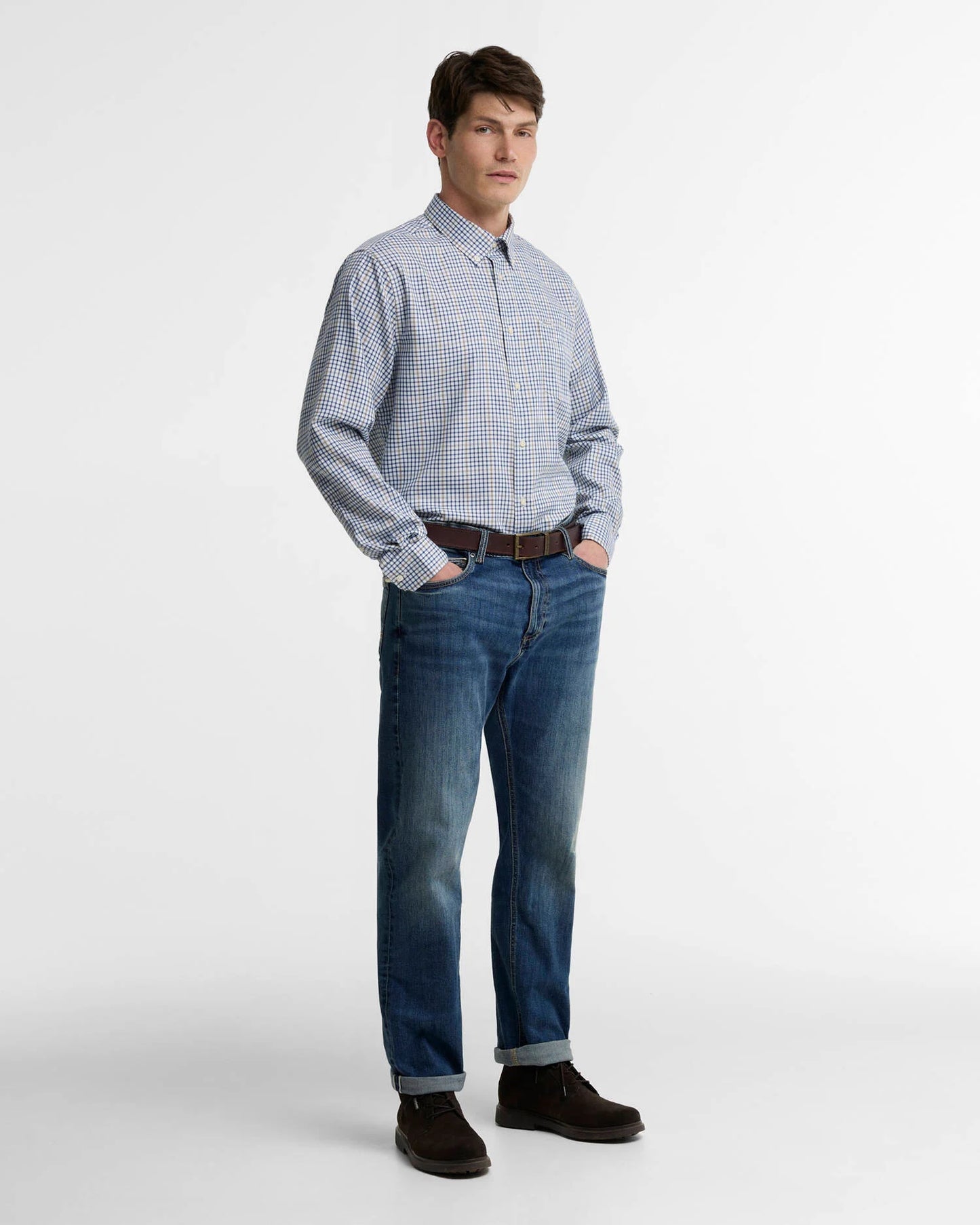 BA Henderson Thermo Weave Shirt DEEP BLUE