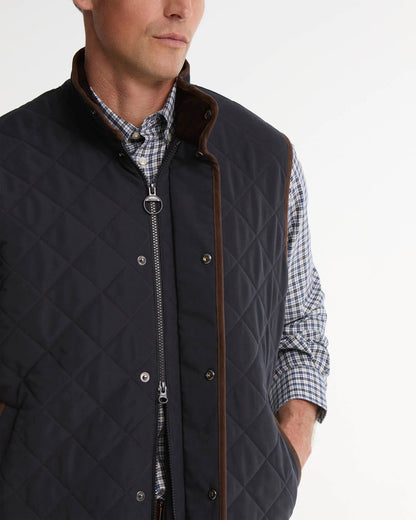 BA Rosley Polarquilt Gilet DARK NAVY