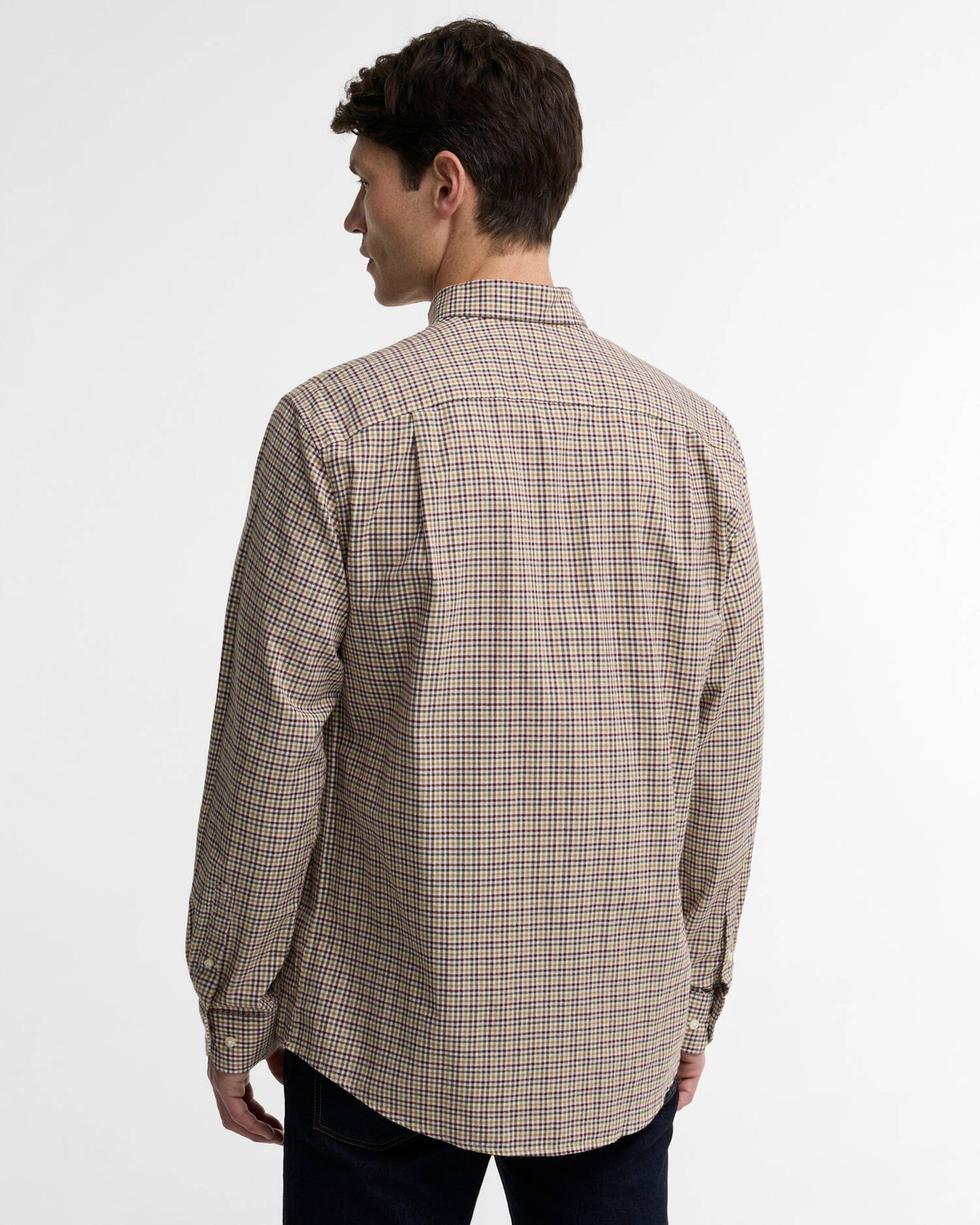 BA Farmtown Long-Sleeved Shirt DARK BORDEAUX
