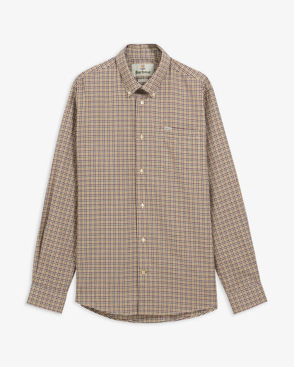 BA Farmtown Long-Sleeved Shirt DARK BORDEAUX