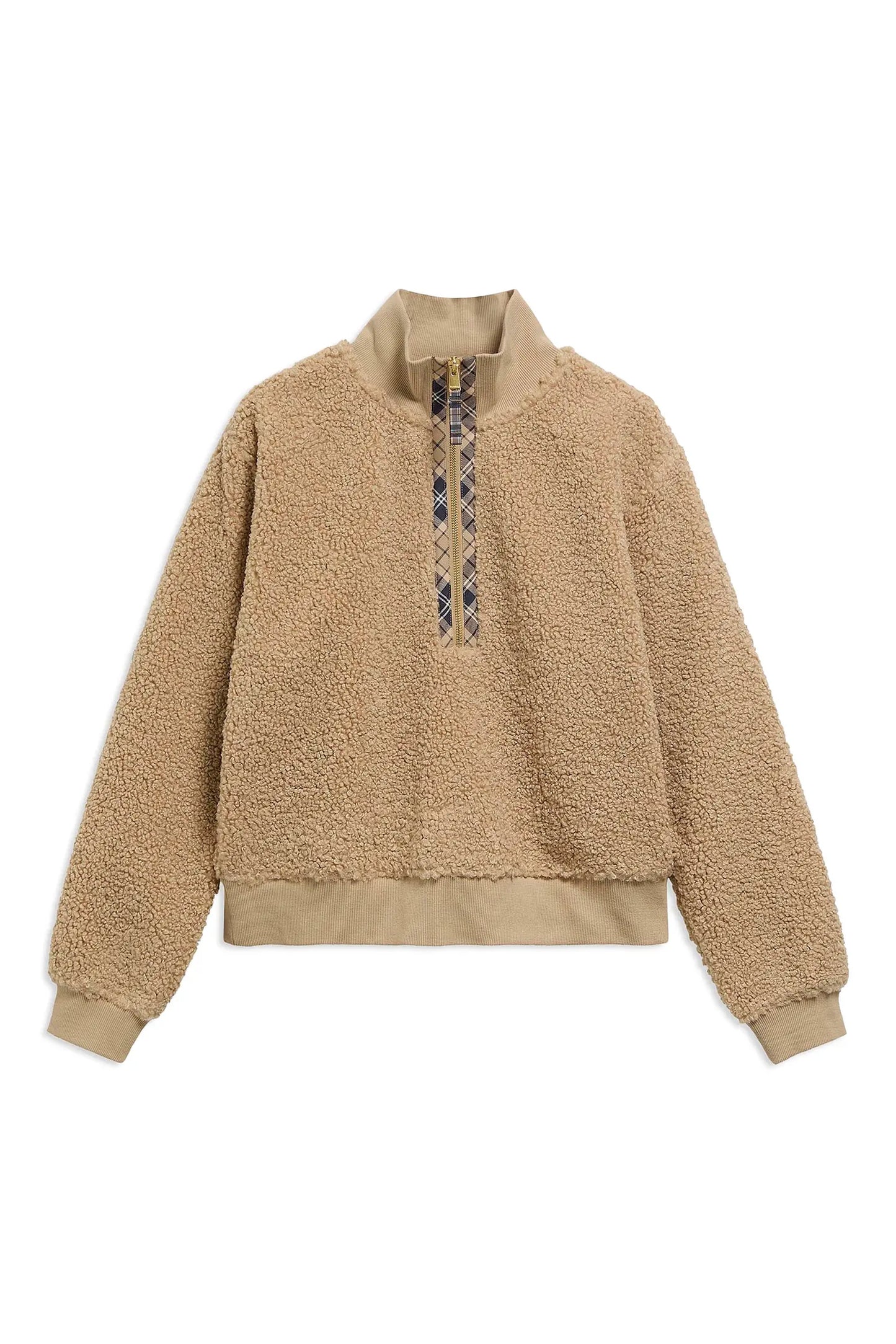 BA Fawne High Pile Fleece Pullover WARM TRENCH