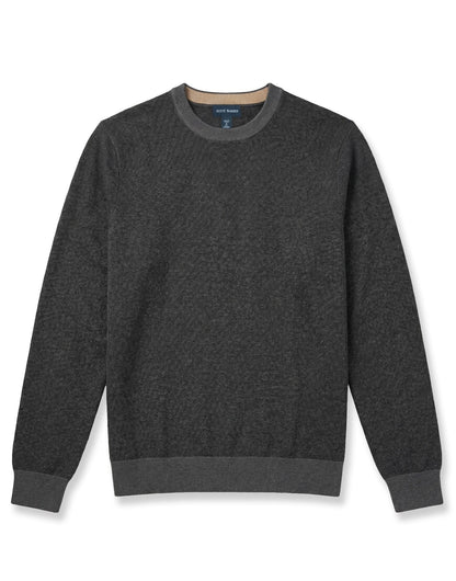 Scott Barber 12gg Merino Crew - CHARCOAL