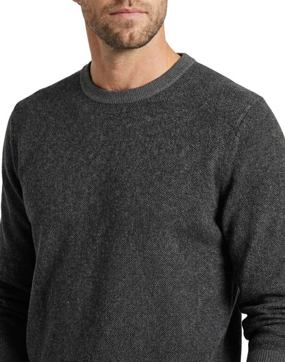 Scott Barber 12gg Merino Crew - CHARCOAL