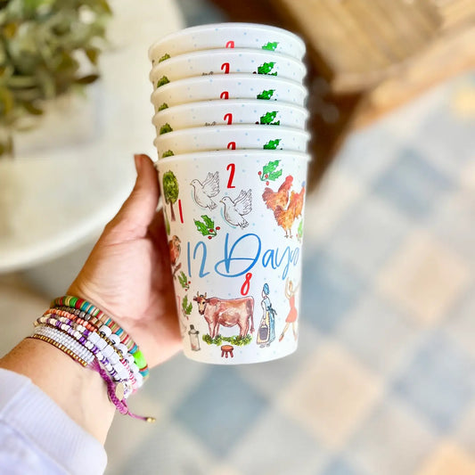 HAPPY By Rachel 12 Days Of Christmas Reusable Cups - 6