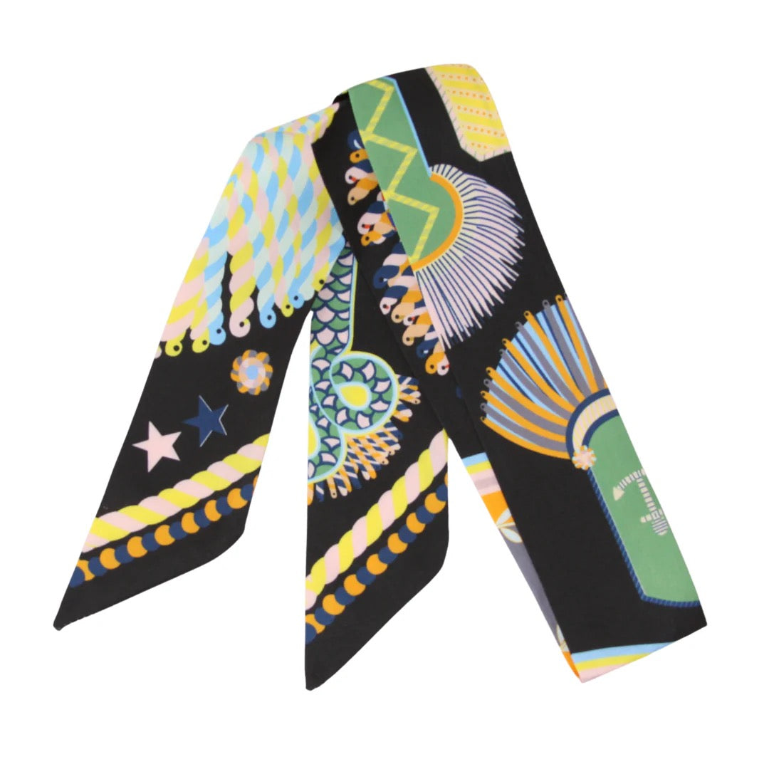 GF Festive Rainbow Parade Print BLACK