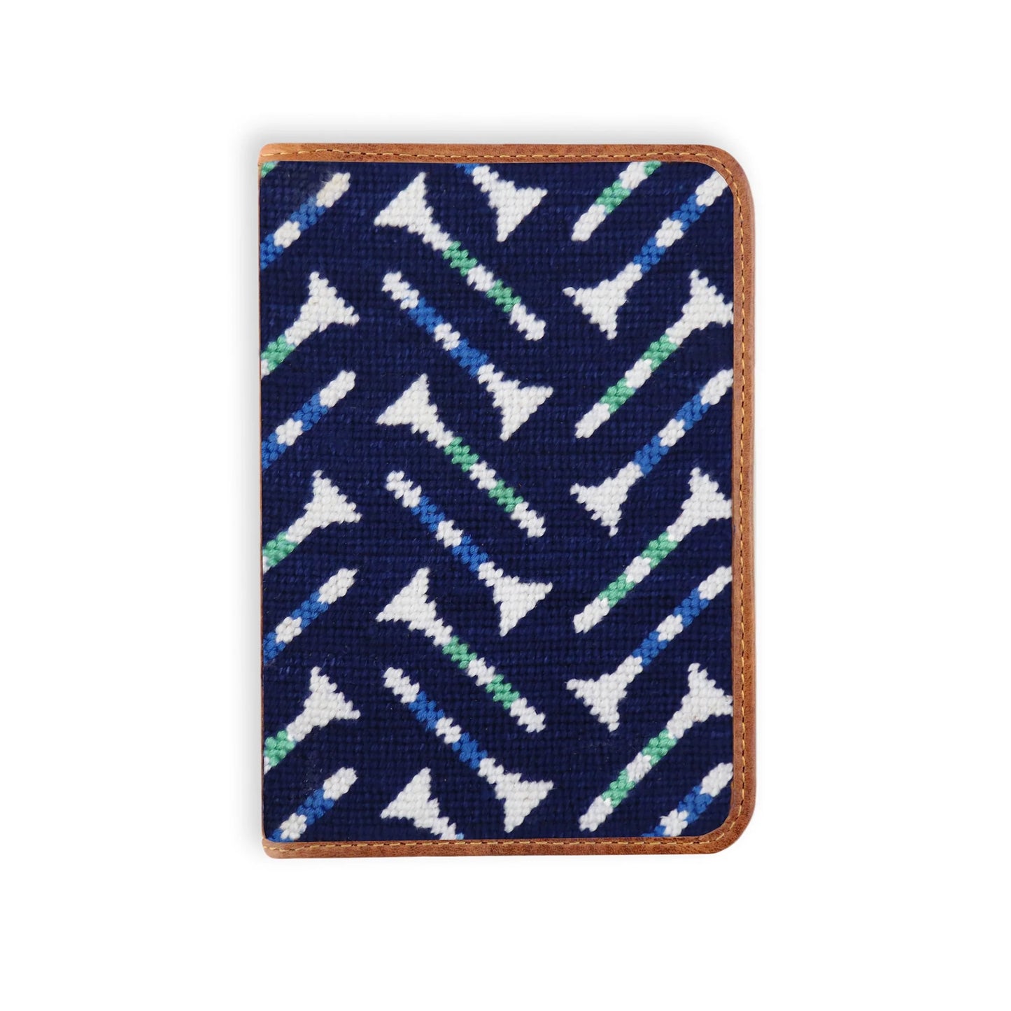 Smathers & Branson Golf Tee Pattern Scorecard Holder - DARK NAVY
