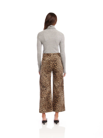 Fifteen Twenty Rylee Cropped Pants - LEOPARD
