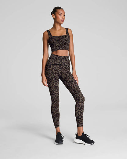 SPANX Booty Boost Leopard Print 7/8 Leggings - FIERCE FELINE
