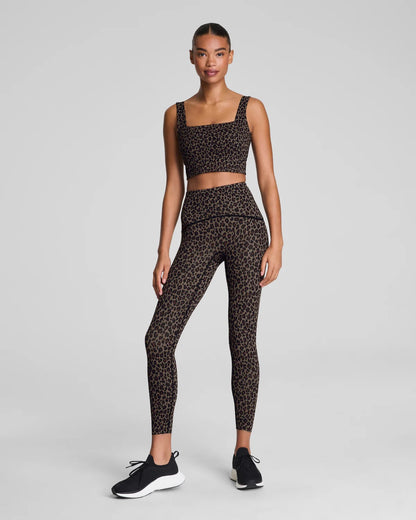 SPANX Booty Boost Leopard Print 7/8 Leggings - FIERCE FELINE