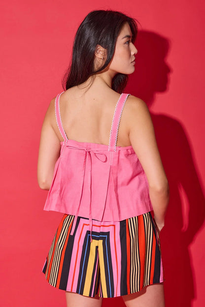 Alden Adair Reed Top - ROSE
