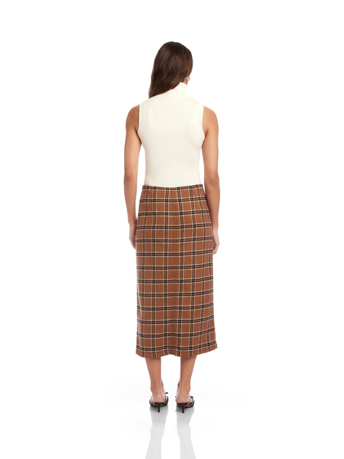 Fifteen Twenty Kaia Midi Skirt - PLAID