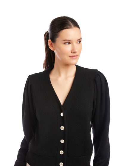 Fifteen Twenty Madeline Cardigan - BLACK