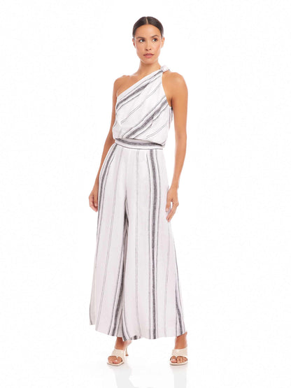 Fifteen Twenty Vanita One Shoulder Top - STRIPE