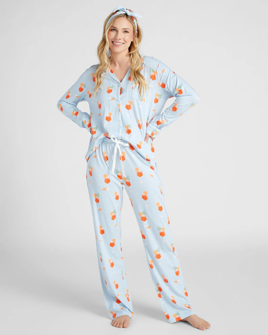 PJ Salvage Playful Prints Set - POWDER BLUE