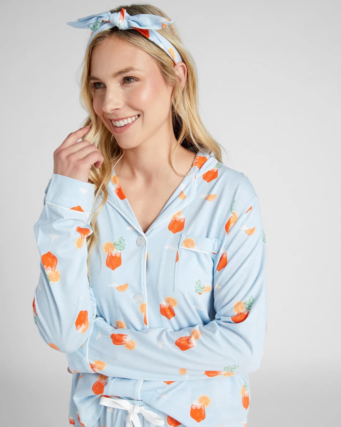 PJ Salvage Playful Prints Set - POWDER BLUE