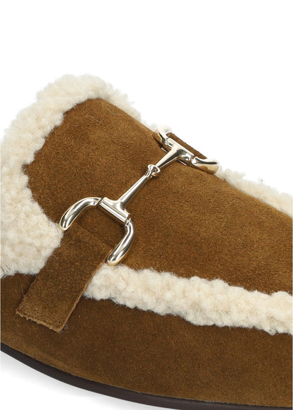 BIBI LOU Bit Mules - KID SUEDE CUERO