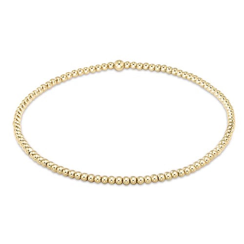 enewton classic gold 2mm bead bracelet - GOLD