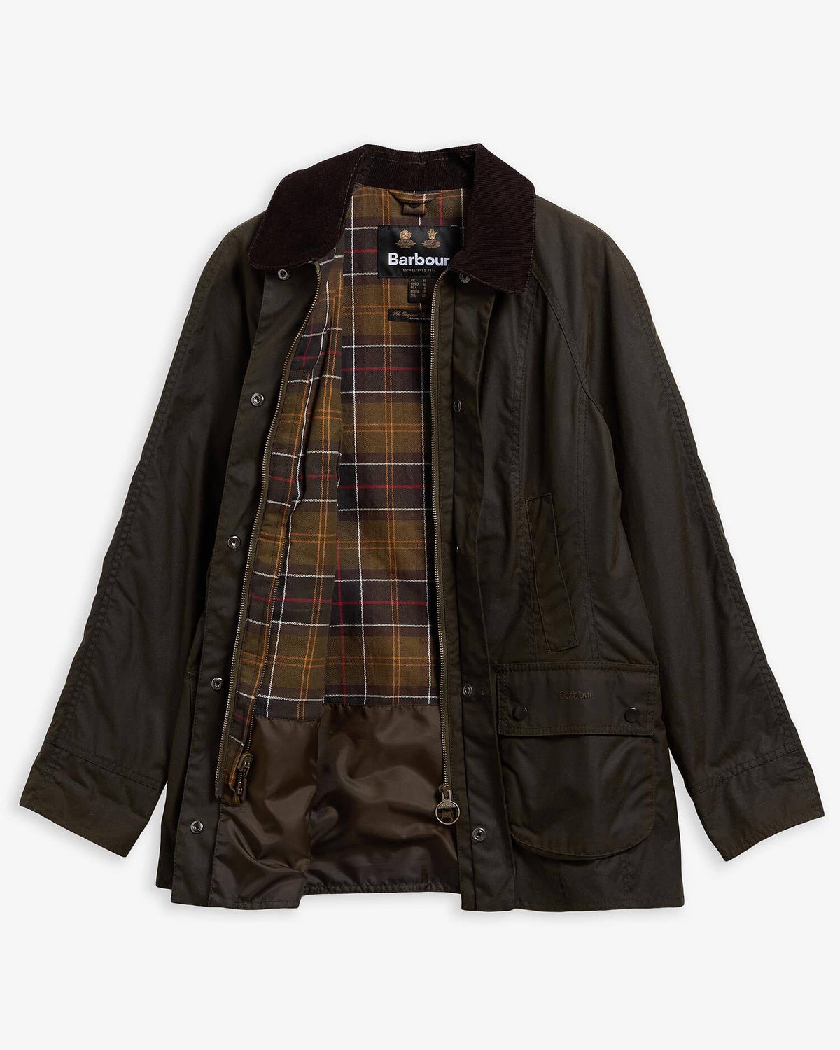 Barbour Classic Beadnell Waxed Jacket - OLIVE
