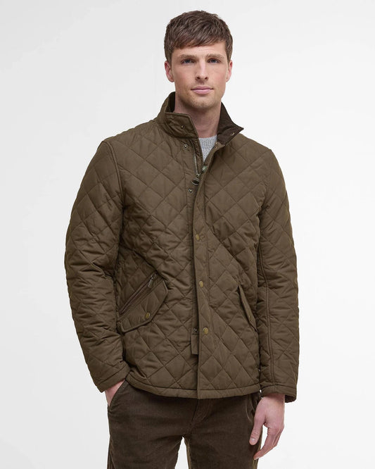 Barbour Shoveler Quilted Jacket - DARK OLIVE
