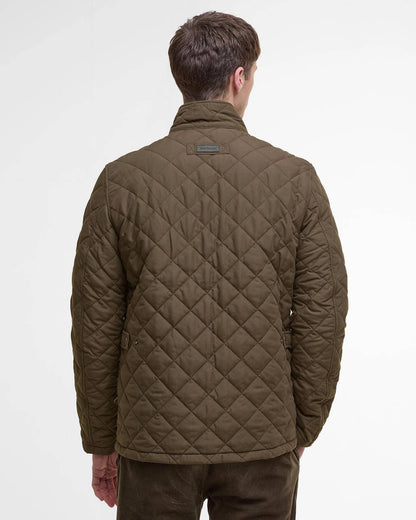 Barbour Shoveler Quilted Jacket - DARK OLIVE