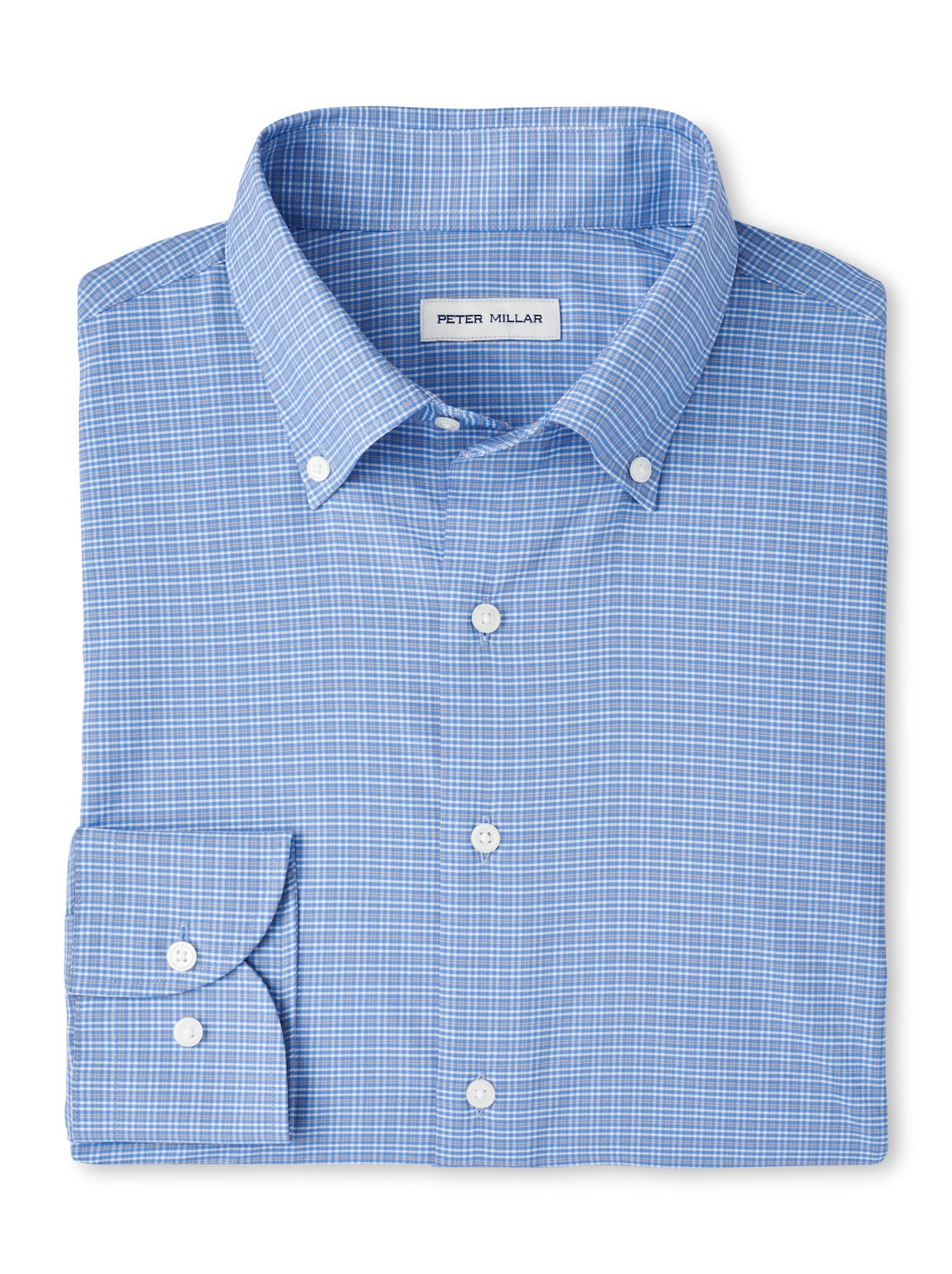 Peter Millar Petaluma Performance Twill Sport Shirt - EVENING TIDE