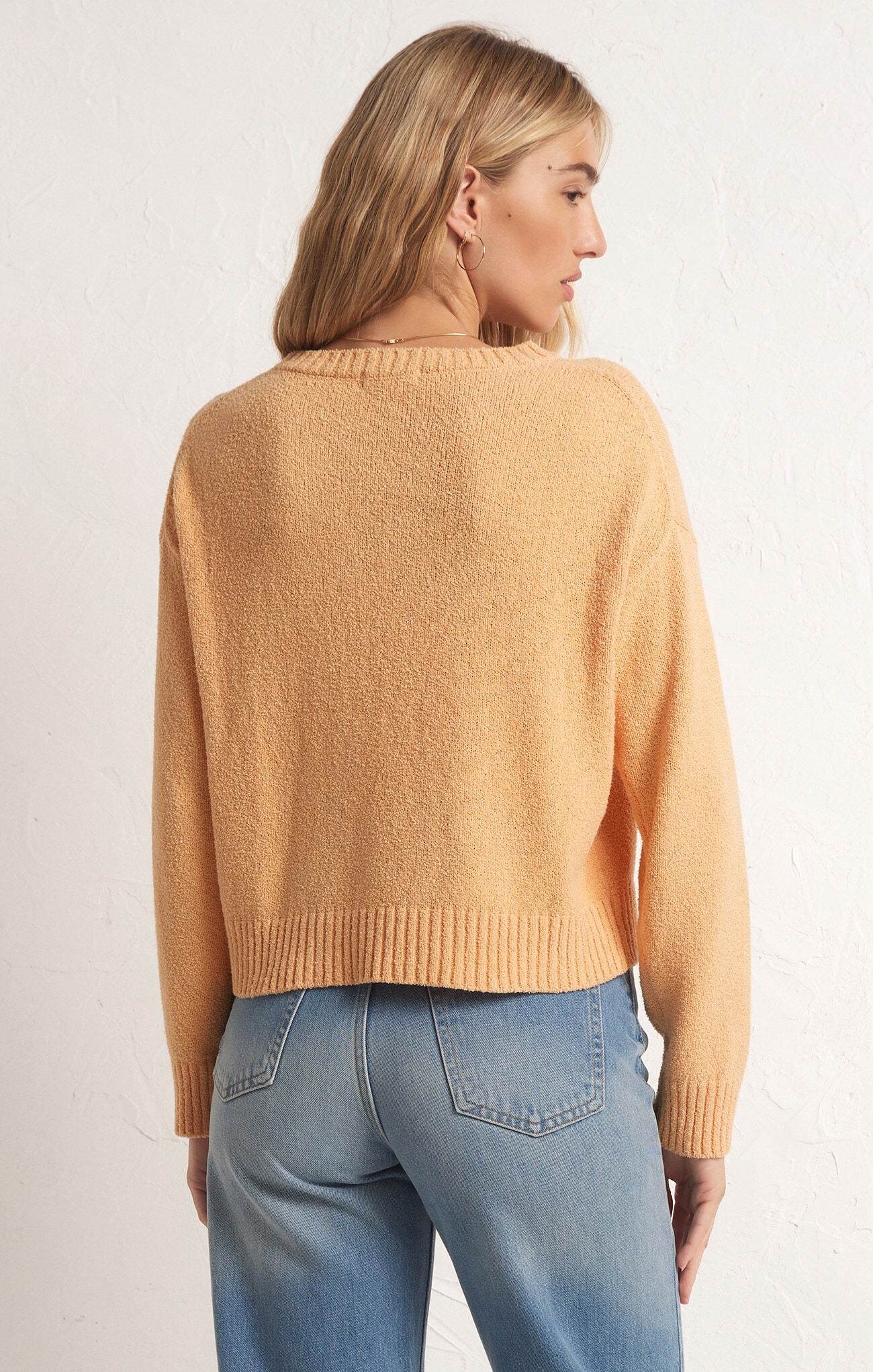 Z Supply Beach Sweater - ORANGE CREAM