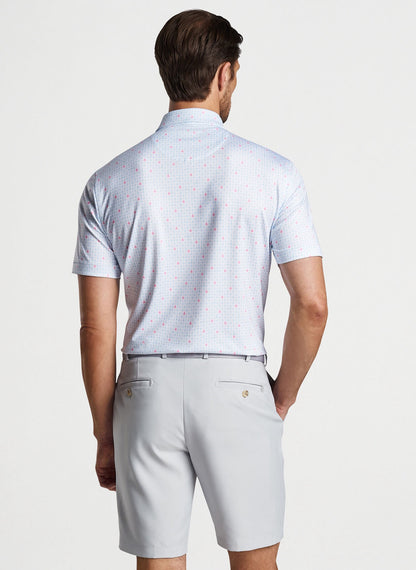 Peter Millar Skull In One Performance Jersey Polo - WHITE