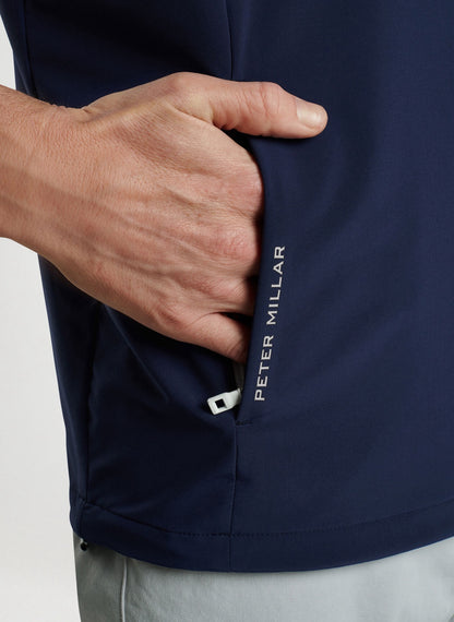 Peter Millar Windward Half-Zip Vest - NAVY