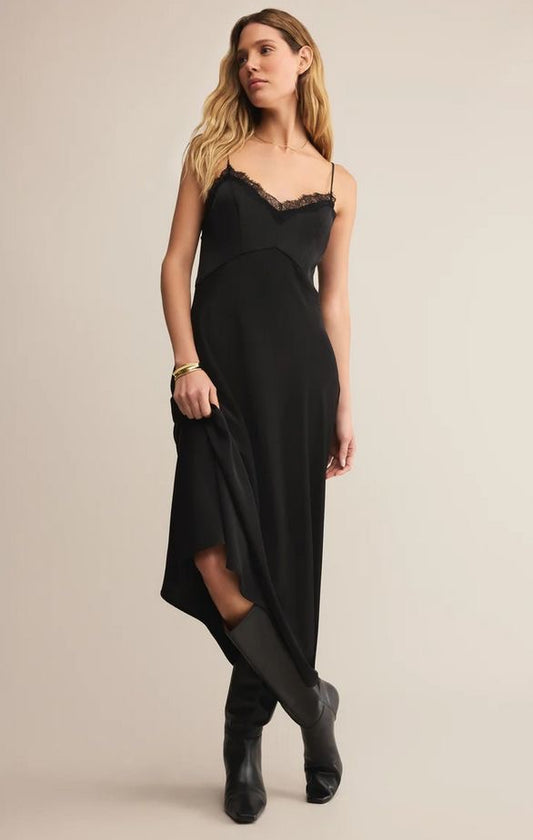 Z Supply After Hours Midi Dress - BLACK