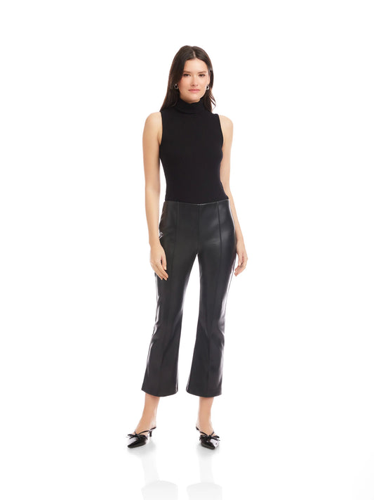 Fifteen Twenty Sigourney Pintuck Pants - BLACK