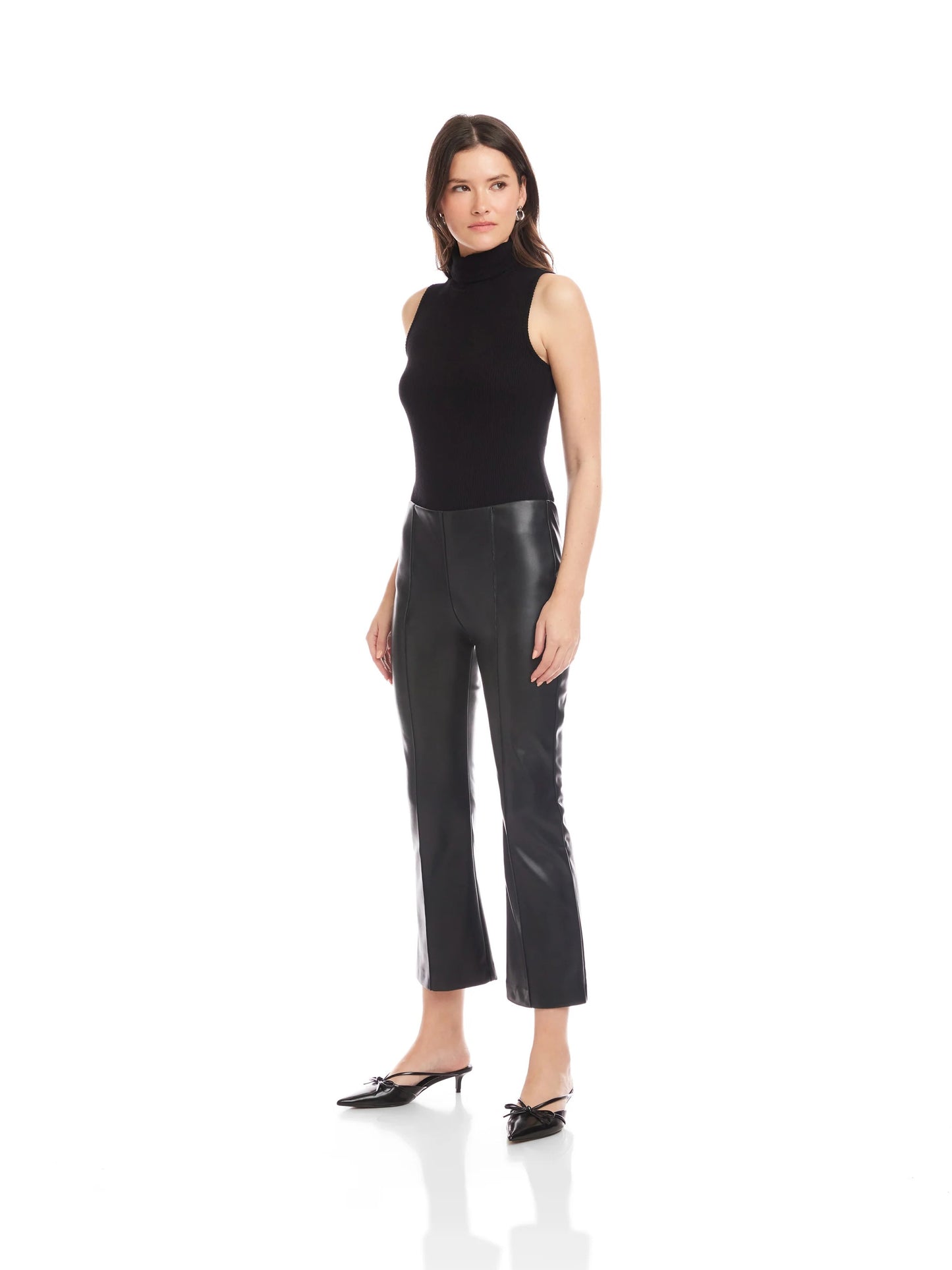 Fifteen Twenty Sigourney Pintuck Pants - BLACK