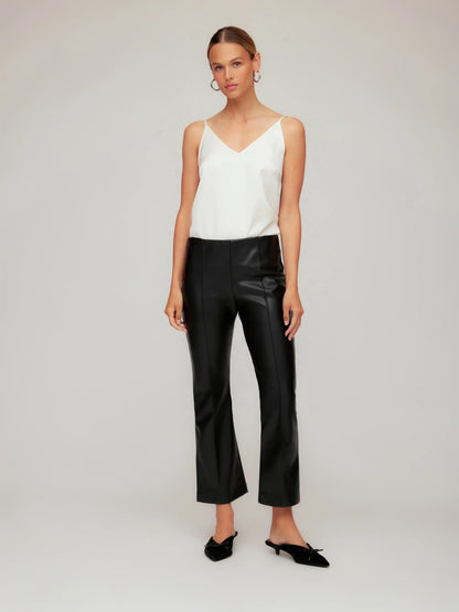 Fifteen Twenty Sigourney Pintuck Pants - BLACK
