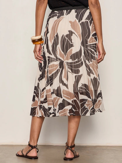 Sanctuary Nostalgia Pleated Midi Skirt - LOTUS