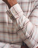 Johnnie-O Palisades Plaid Woven Shirt - CORK