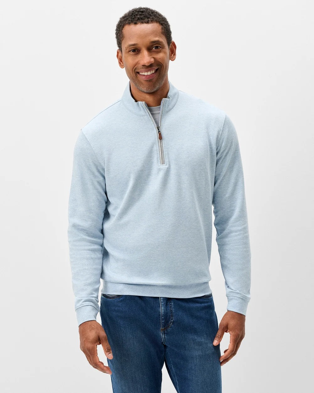 Johnnie-O Sully 1/4 Zip Pullover - BREEZE