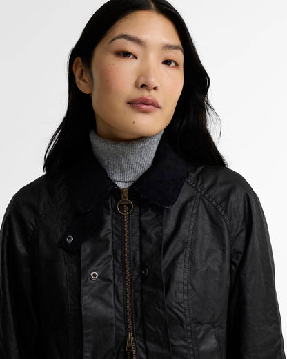 Barbour Classic Beadnell Waxed Jacket - BLACK