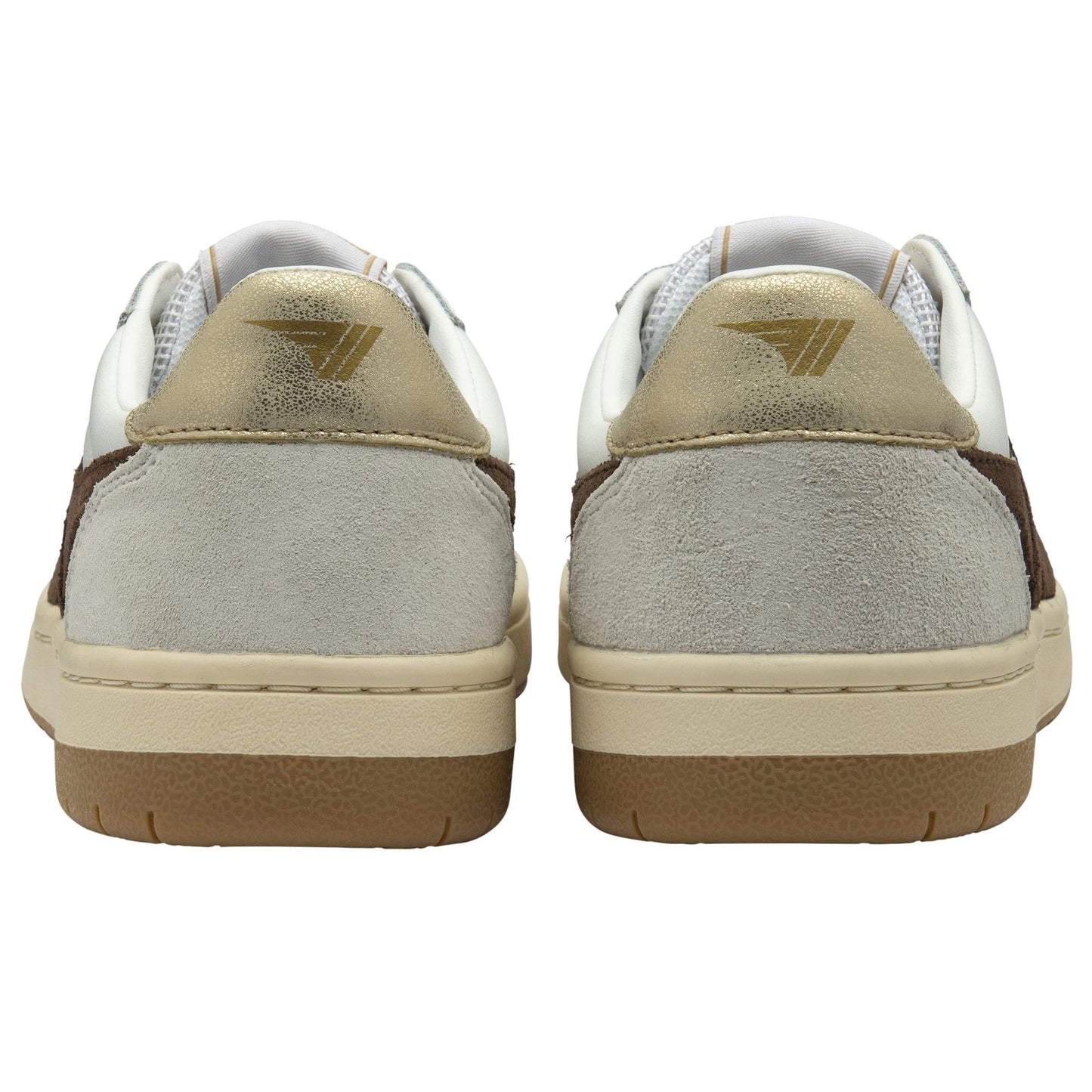 GOLA Hawk Sneakers - WHITE/BROWN/GOLD