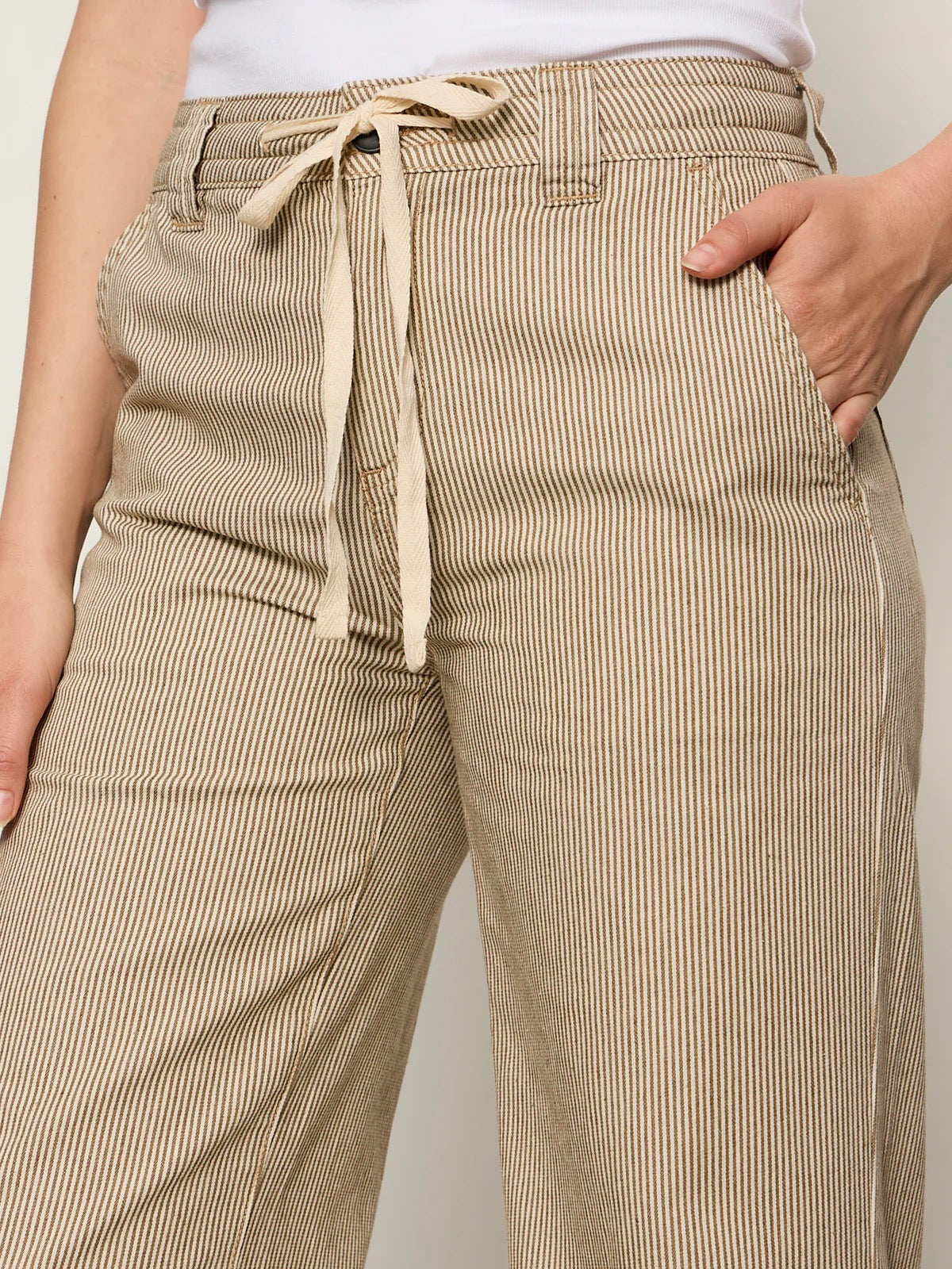 Sanctuary Lily Stripe Cropped Pant - LIDO STRIPE