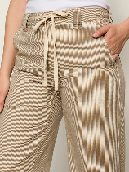 Sanctuary Lily Stripe Cropped Pant - LIDO STRIPE