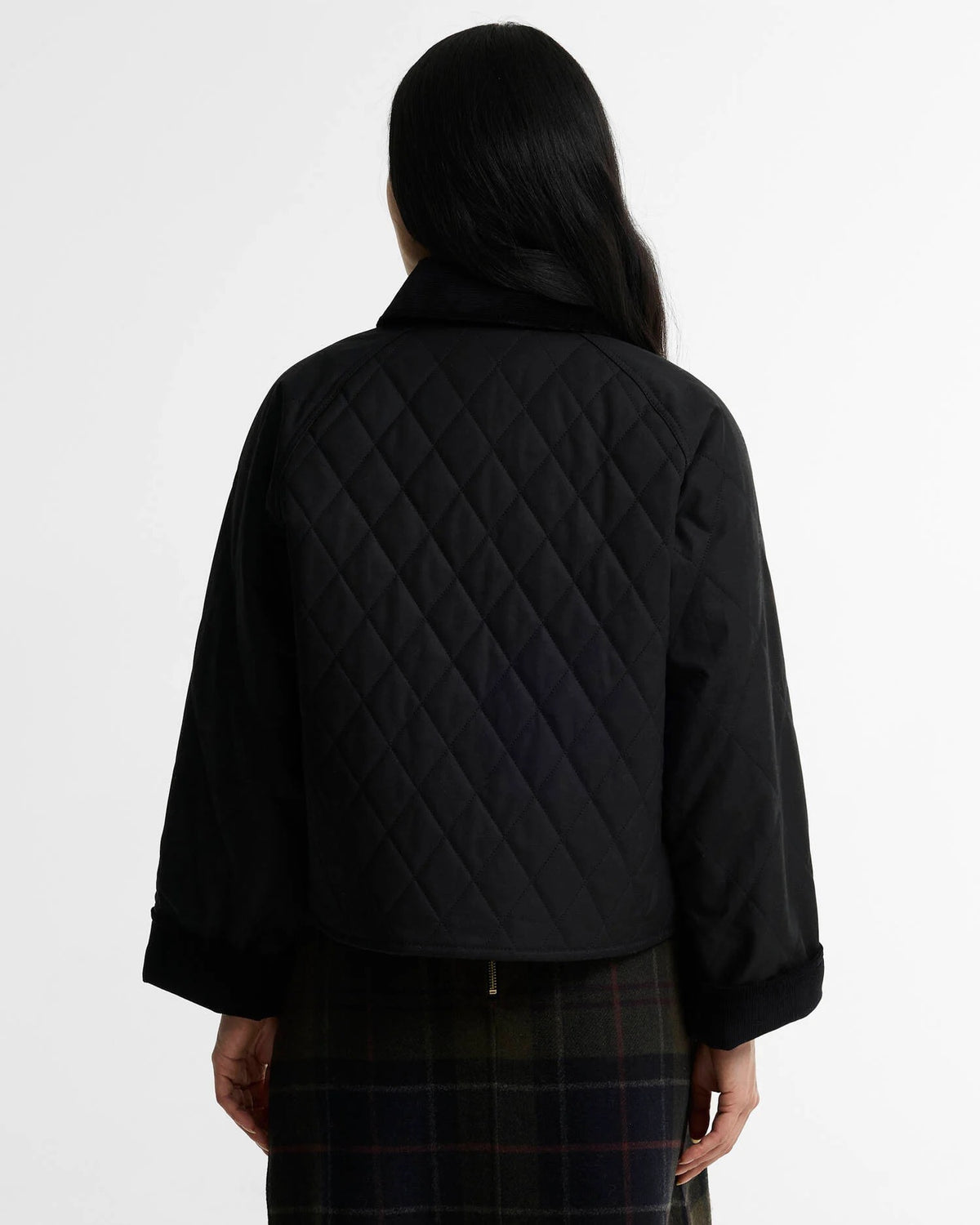 Barbour Icons Quilted Spey Wax Jacket - BLACK/CLASSIC