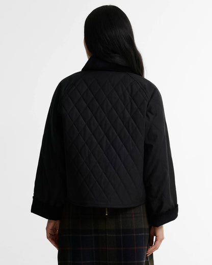 Barbour Icons Quilted Spey Wax Jacket - BLACK/CLASSIC