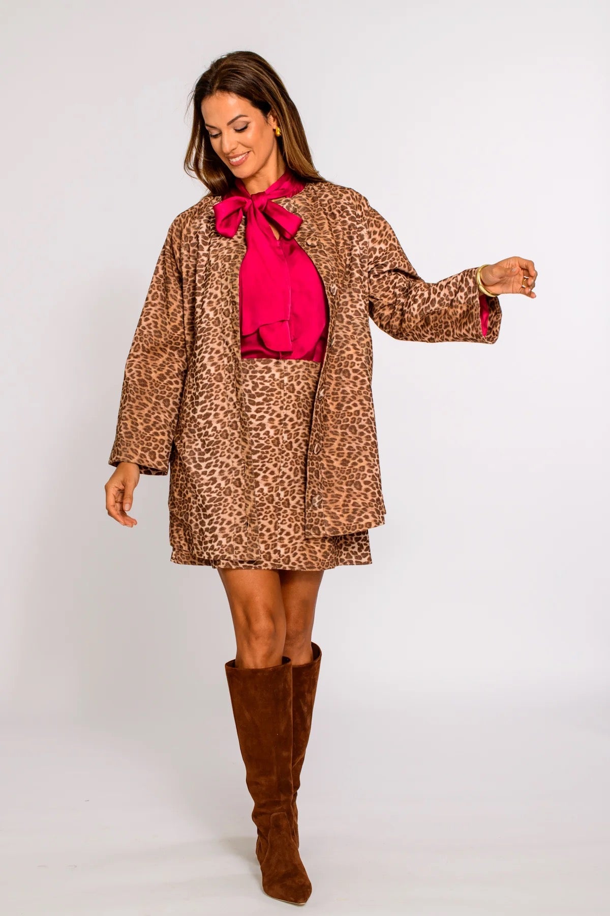 Elizabeth James Dottie Jacket - LEOPARD