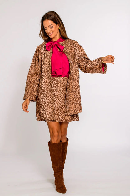 Elizabeth James Dottie Jacket - LEOPARD