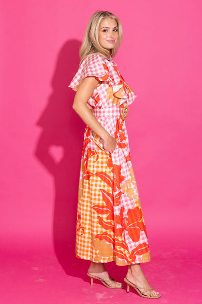 Alden Adair Rose Dress - FLORAL PICNIC