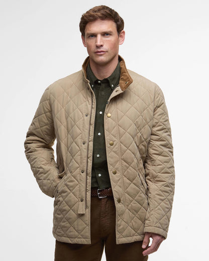 Barbour Shoveler Quilted Jacket - MILITARY BROWN