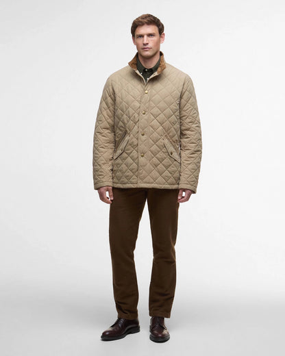 Barbour Shoveler Quilted Jacket - MILITARY BROWN