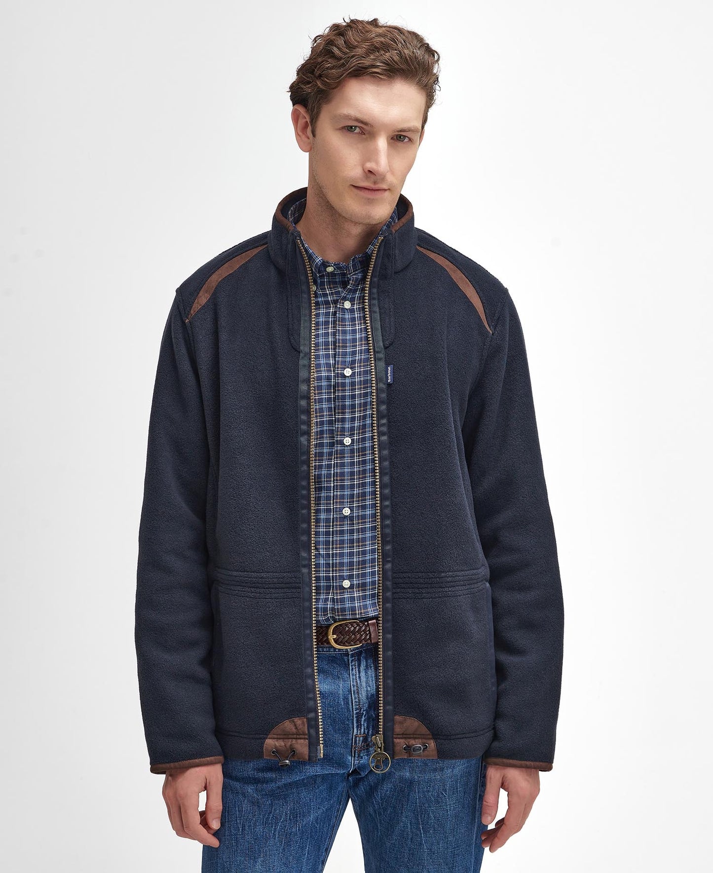 Barbour Langdale Fleece Jacket - NAVY
