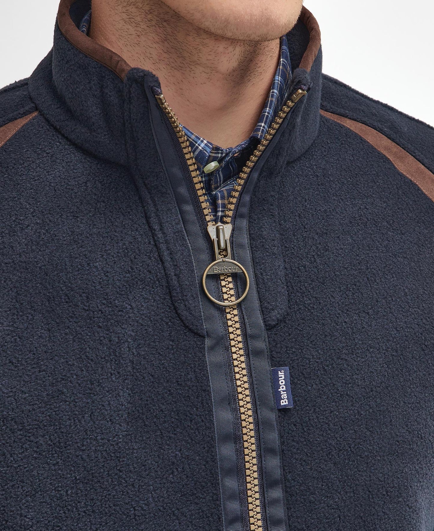 Barbour Langdale Fleece Jacket - NAVY