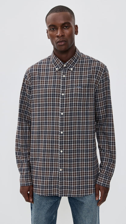 Barbour Lanark Tartan Tailored Shirt - MIDNIGHT OAK TARTAN
