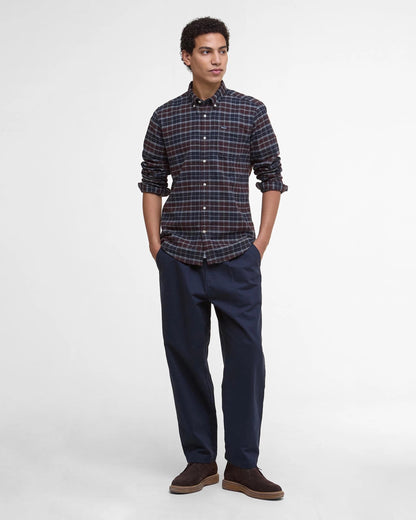 Barbour Haddington Tailored Tartan Shirt - MIDNIGHT OAK TARTAN